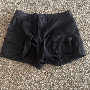 Charlotte Russe Dark Cargo Shorts